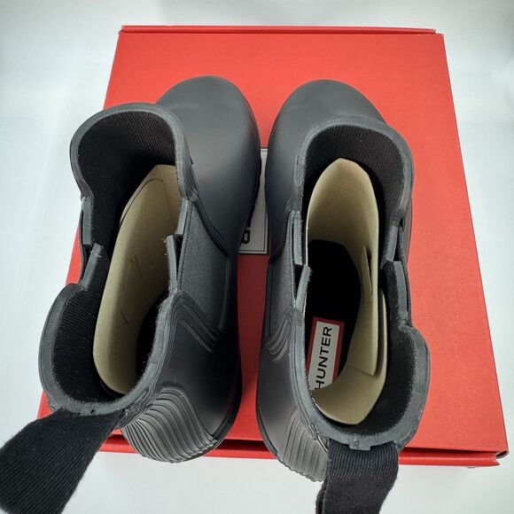 Hunter Women's Original Short Boot Chelsea Black US 7 Waterproof, Rain Boot New - Picture 7 of 11